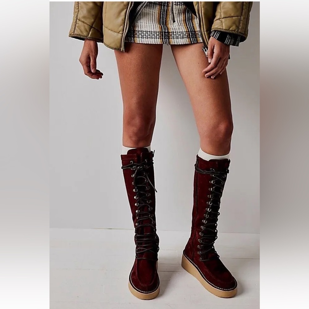 New Free People Ava Tall Boots Size 38 or 8